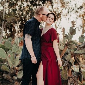 Lulus Burgundy Wrap Maxi Dress